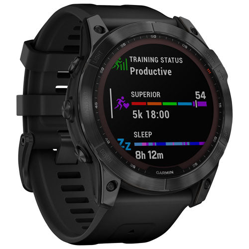 Garmin Fenix 7X Sapphire Solar 51mm Smartwatch Larger Adventure smartwatch with Solar Charging Capabilities Rugged Outdoor Watch with GPS