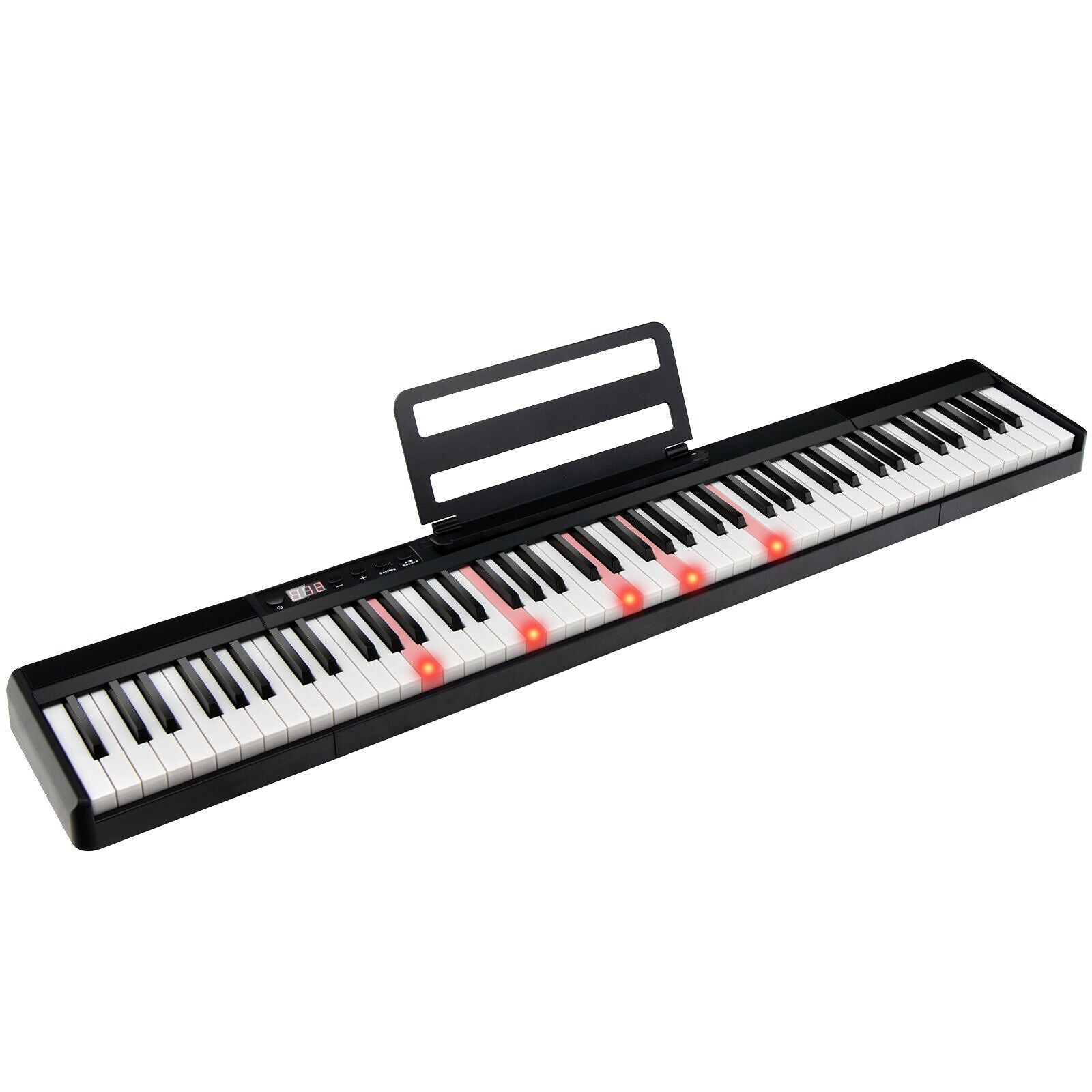 Lighted keyboard piano best sale