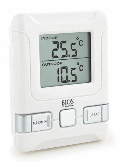 Thermor Bios Indoor/Outdoor Wireless Thermometer (Silver)