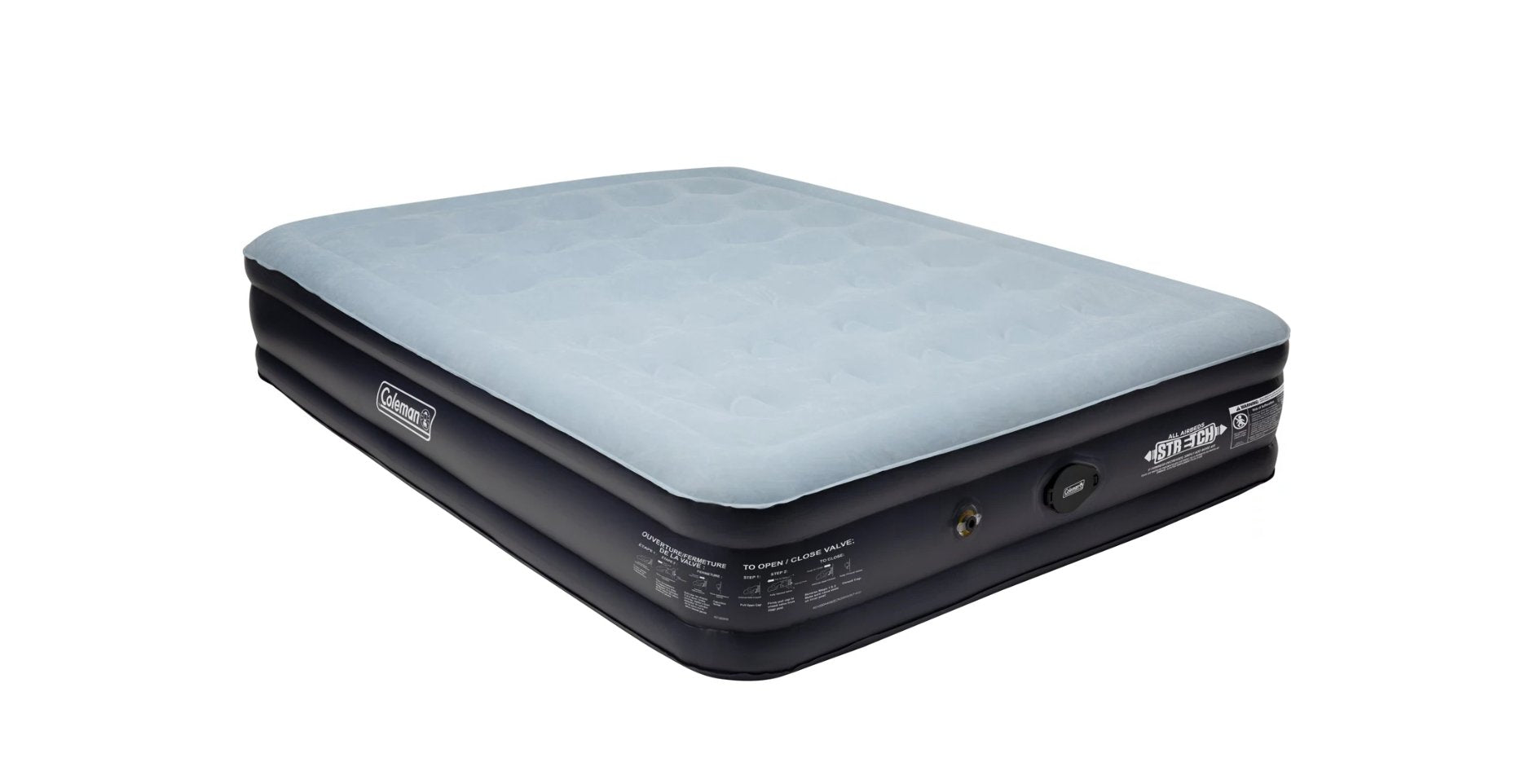 Coleman pillow top queen air mattress best sale