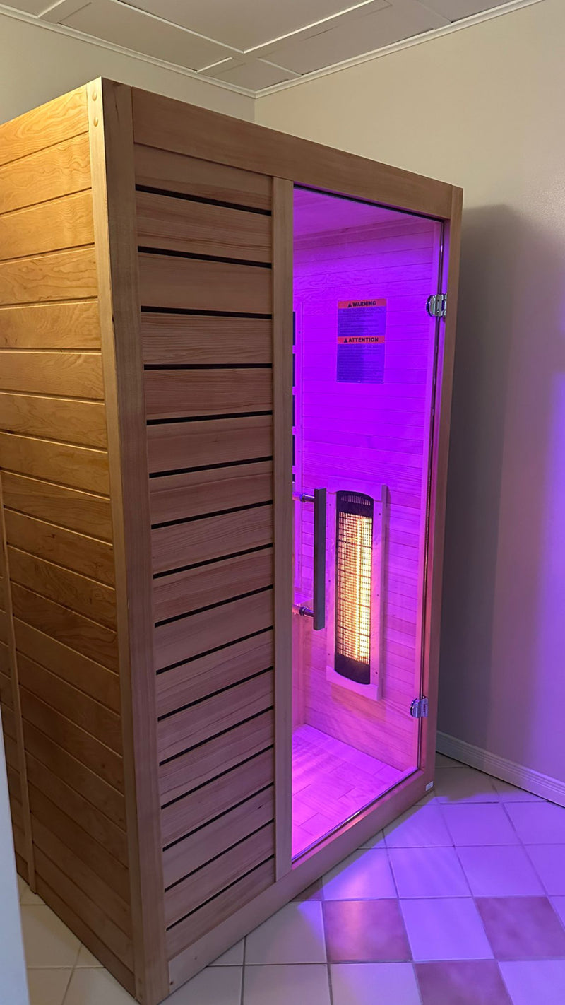 Combo Package: Pre Order Mid February - New 2025 Model Westinghouse 2850 Full Spectrum Sauna + Demo Kala Red Light Neck Rejuvenator- Premium Full Spectrum Sauna With Chromotherapy-Far Mid And Near Infrared-Fully Loaded-For Detox & Muscle Recovery