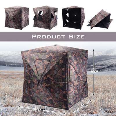 Ground Hunting Blind Portable Deer Pop Up Camo Hunter