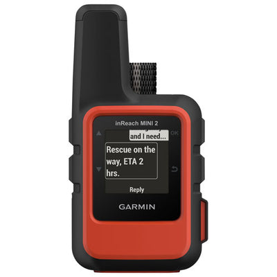 *Garmin inReach Mini 2, Lightweight and Compact Satellite Handheld Communicator for Hiking