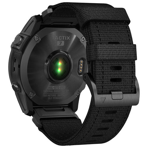 *Gamin -Tactix 7, Standard Edition, Ruggedly Built Premium Tactical GPS SmartWatch with Silicone Band