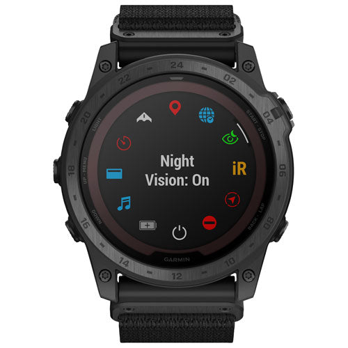 *Gamin -Tactix 7, Standard Edition, Ruggedly Built Premium Tactical GPS SmartWatch with Silicone Band