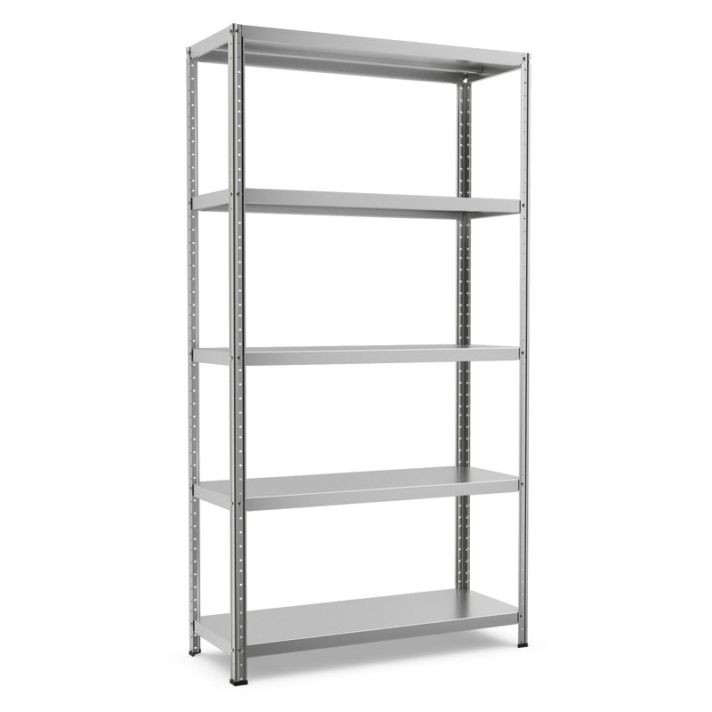 5-Tier Adjustable Storage Shelves with Foot Pads