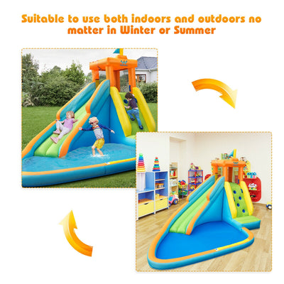 Inflatable Water Slide Bounce House Without Blower