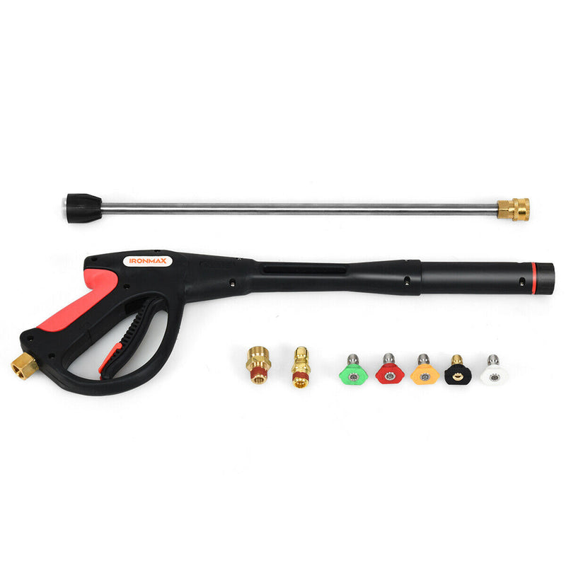 4000 PSI Pressure Washer Gun with 20-Inch Extension Wand Lance