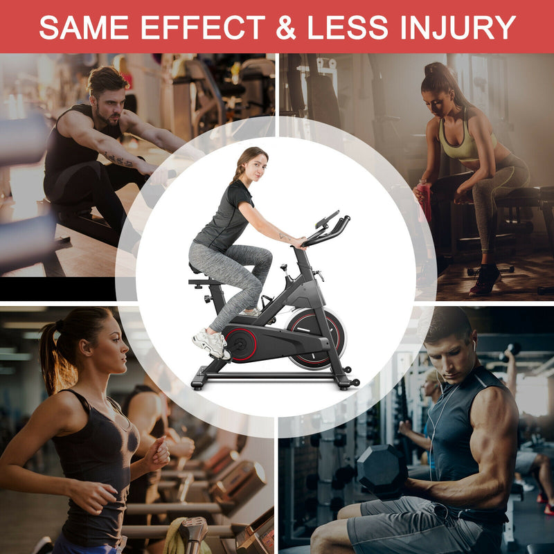 Stationary Exercise Bike with Adjustable Fitness Saddle