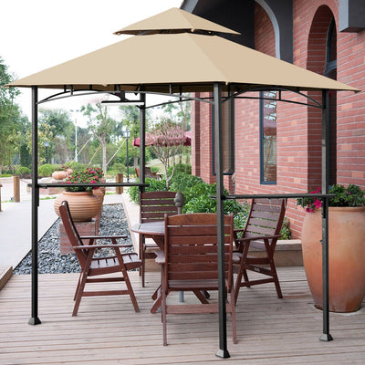 8’ x 5’ Outdoor Patio Barbecue Grill Gazebo