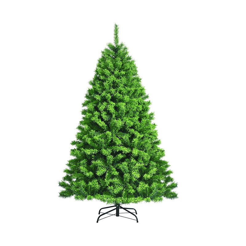 Snow Flocked Artificial Christmas Tree with Metal Stand-7.5&