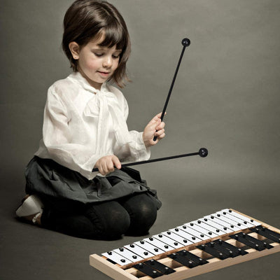 27 Note Glockenspiel Xylophone with 2 Rubber Mallets