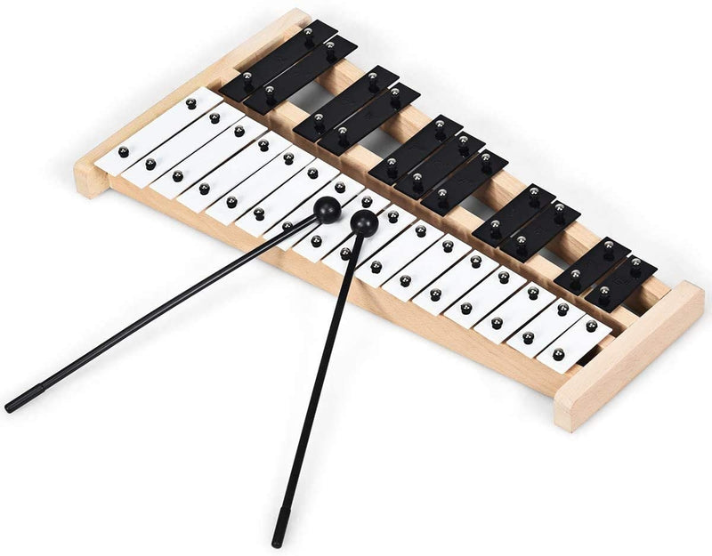 27 Note Glockenspiel Xylophone with 2 Rubber Mallets