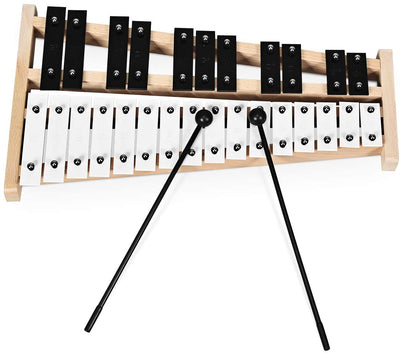 27 Note Glockenspiel Xylophone with 2 Rubber Mallets