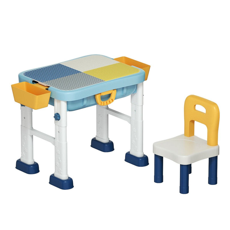 6-in-1 Kids Activity Table Set with Chair