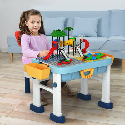 6-in-1 Kids Activity Table Set with Chair