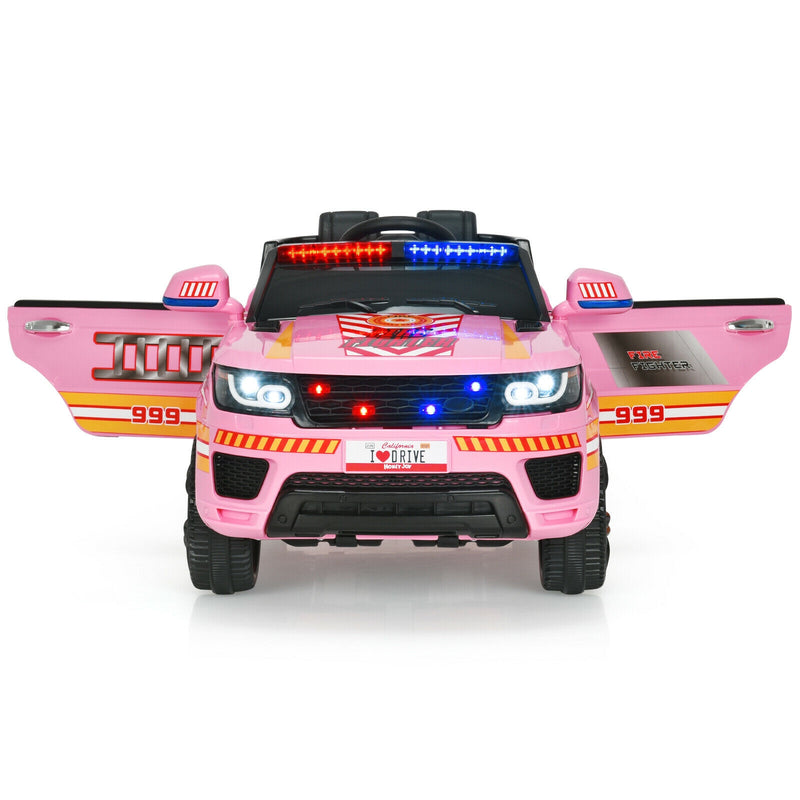 12V Kids Electric Ride On Car with Remote Control-Pink