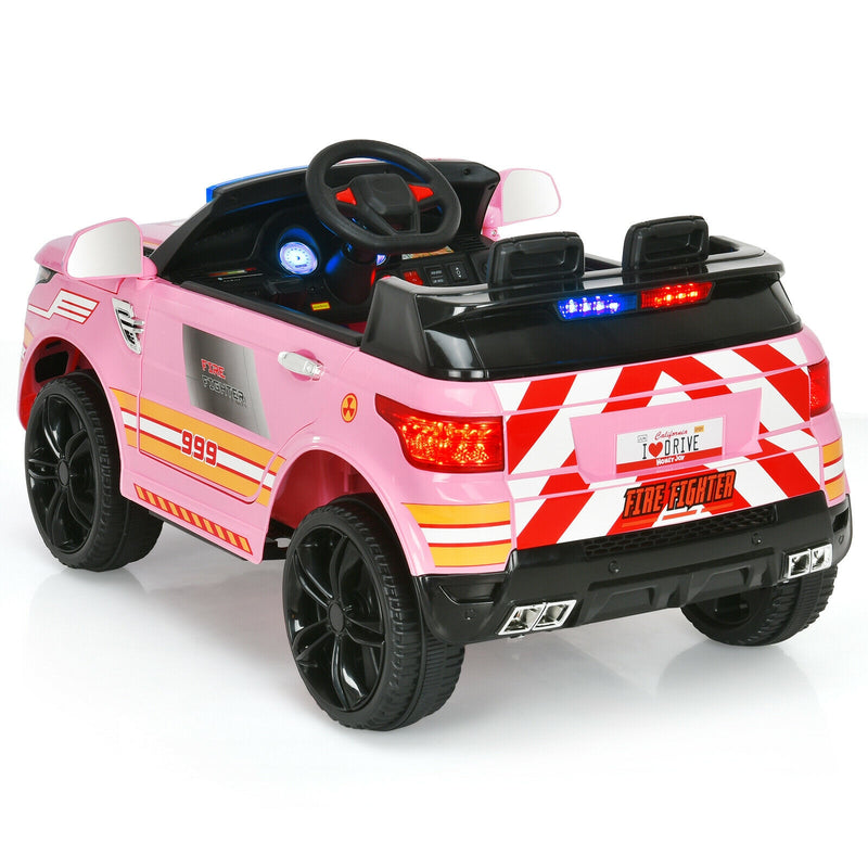 12V Kids Electric Ride On Car with Remote Control-Pink