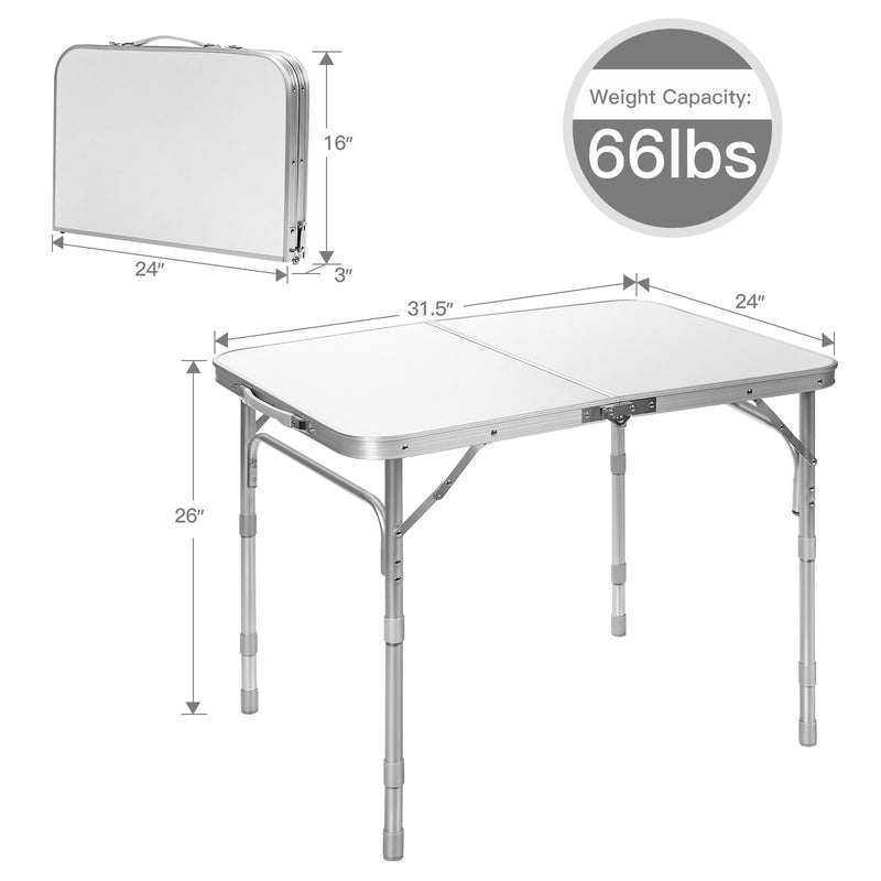 Indoor and Outdoor Dining Camping Portable Folding Table