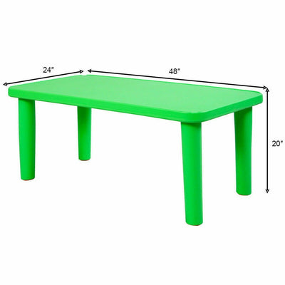 Kids Portable Plastic Activity Table for Home and School