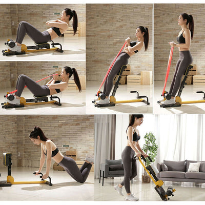 8-in-1 Multifunctional Home Gym Squat Fitness Equipment