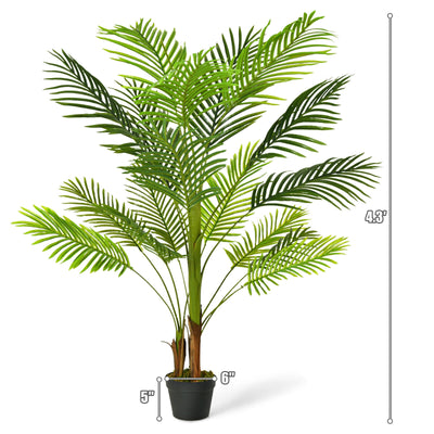 4.3 Feet Indoor Artificial Phoenix Palm Tree Plant