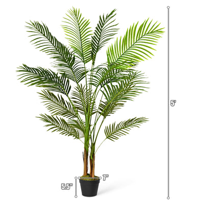 5 Feet Indoor Artificial Phoenix Palm Tree Plant