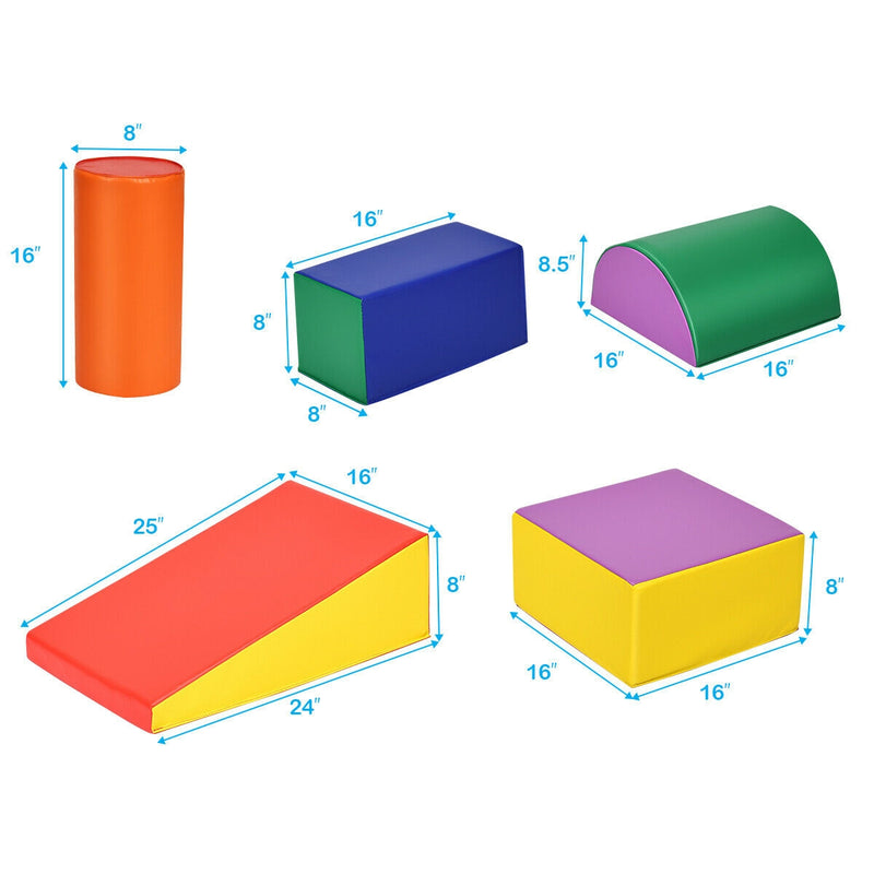 Crawl Climb Foam Shapes Playset Softzone Toy