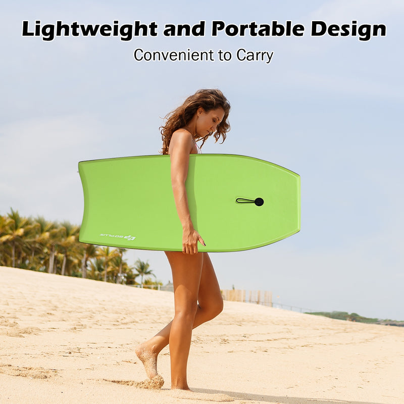 Super Surfing  Lightweight Bodyboard with Leash-M