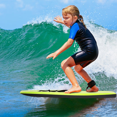 Super Surfing  Lightweight Bodyboard with Leash-M