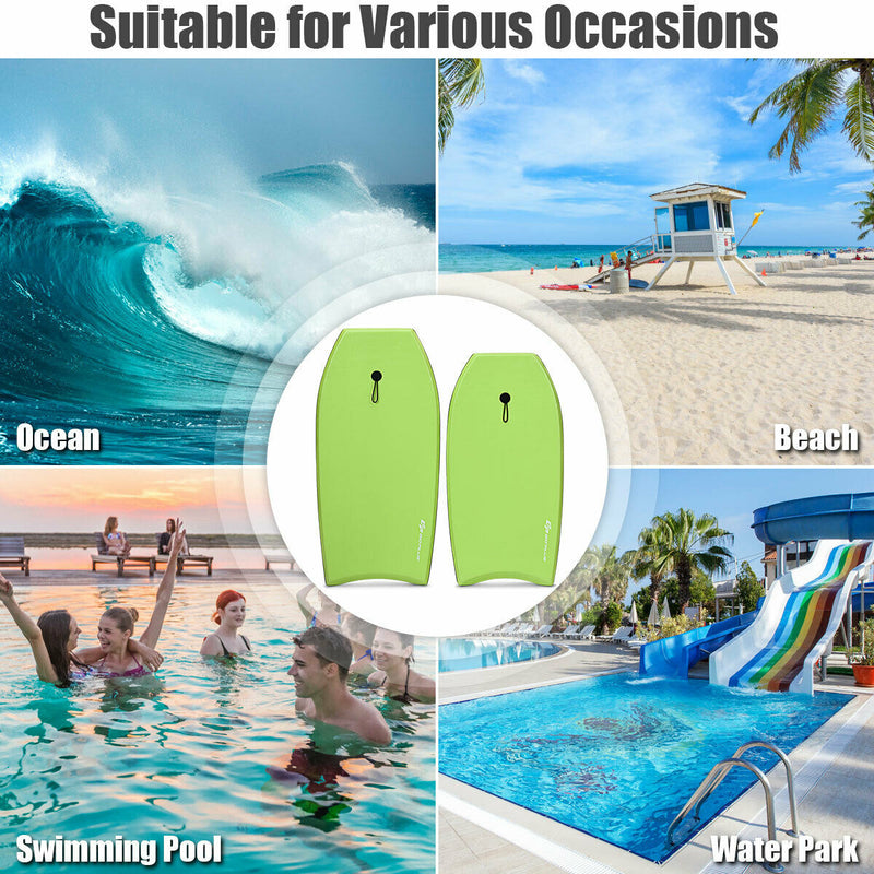 Super Surfing  Lightweight Bodyboard with Leash-M