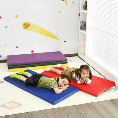 5 Pack 2 Inch Toddler Thick Rainbow Rest Nap Mats