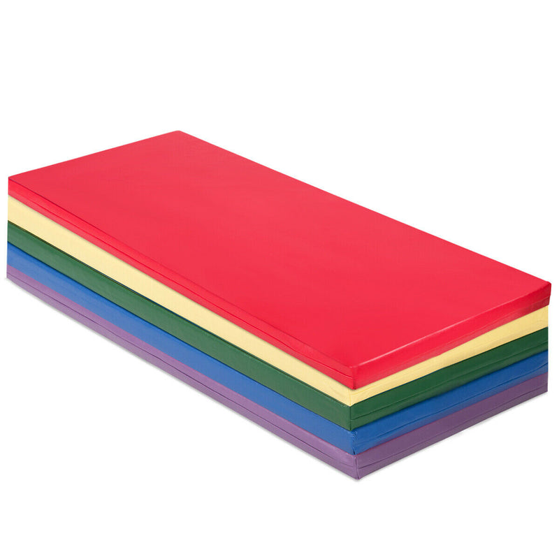 5 Pack 2 Inch Toddler Thick Rainbow Rest Nap Mats