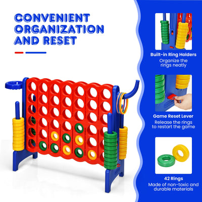 2.5 Feet 4-to-Score Giant Game Set-Blue