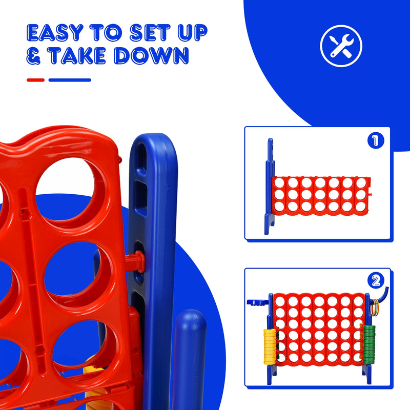 2.5 Feet 4-to-Score Giant Game Set-Blue