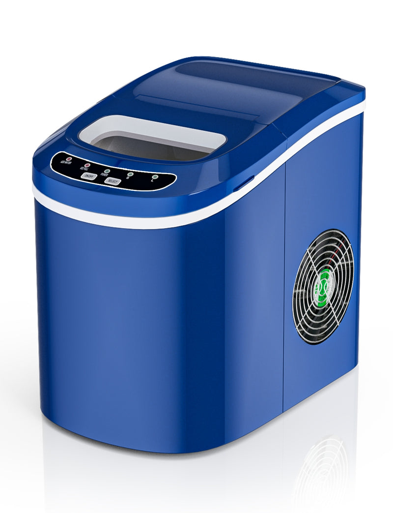 Mini Portable Compact Electric Ice Maker Machine-Navy