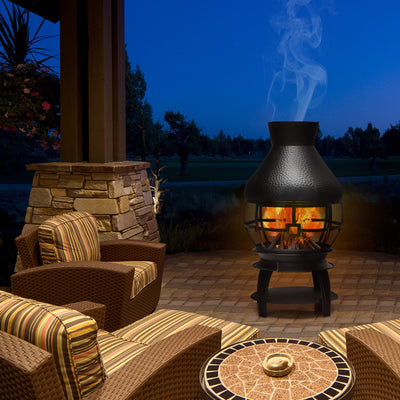 Patio Wood Burning Chimneys Fireplace