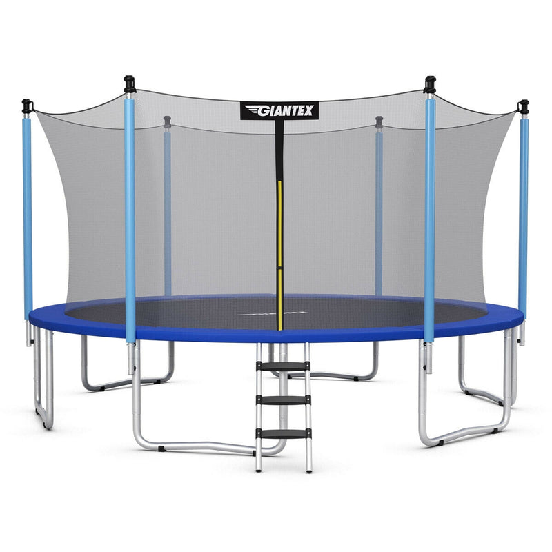 12 Feet Trampoline Combo with Spring Pad Ladder