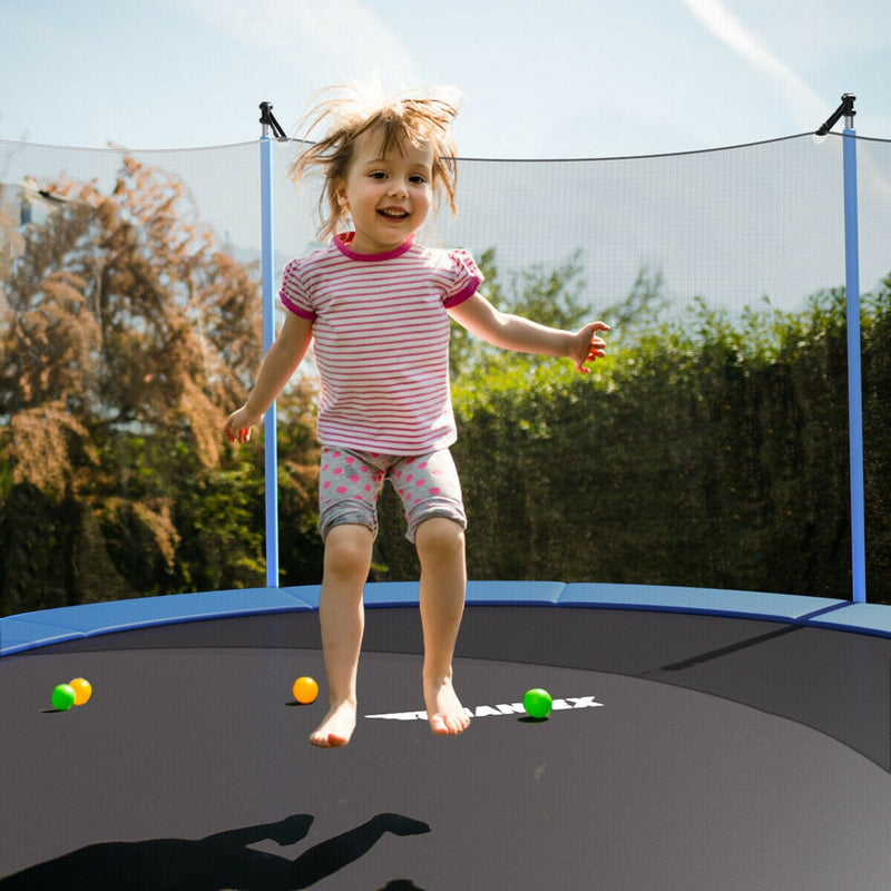 12 Feet Trampoline Combo with Spring Pad Ladder