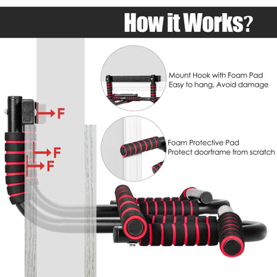 Multi-Purpose Pull Up Bar Doorway Fitness Chin Up Bar