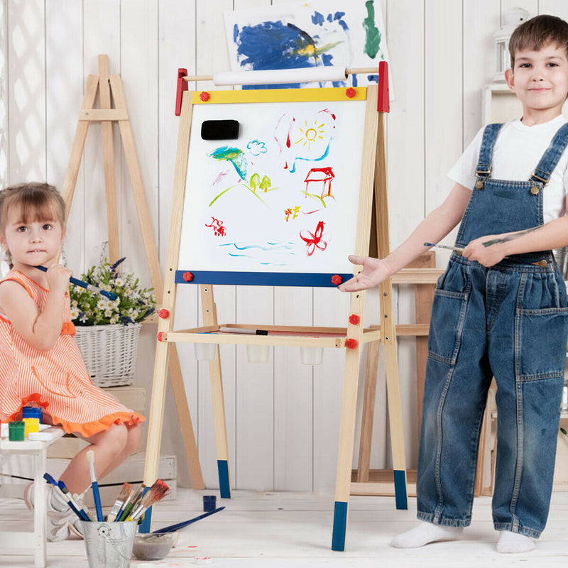 All-in-One Wooden Height Adjustable Kid&