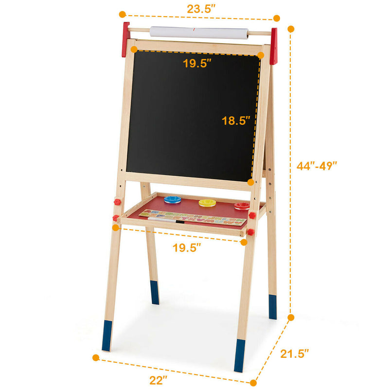 All-in-One Wooden Height Adjustable Kid&