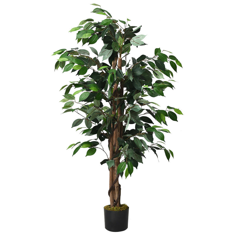 4 Feet Outdoor Trunks Artificial Ficus Silk Tree