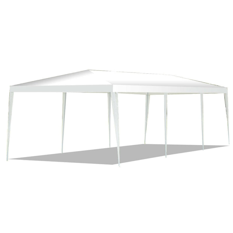 10 x 30 Feet Gazebo Canopy Tent with Connection Stakes and Wind Ropes