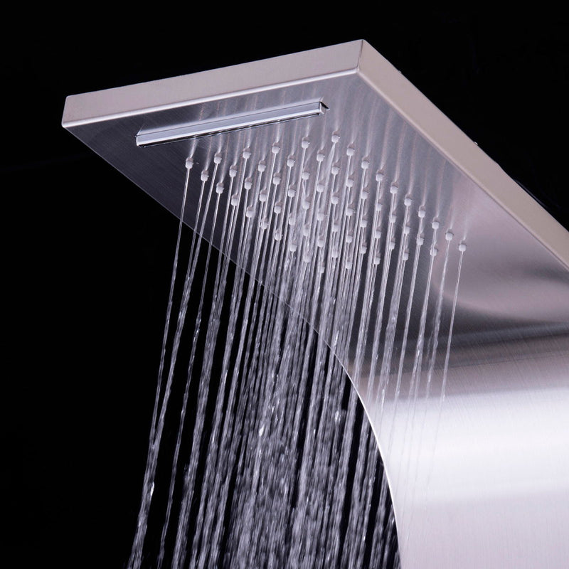 57 Inch Stainless Steel Massage Jets Hand Shower Shower Panel