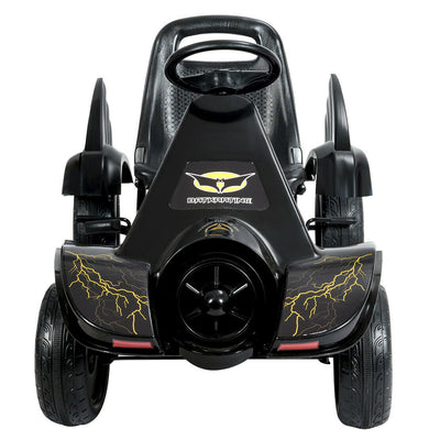 Kids Ride on 4 Wheel Pedal Powered Go Kart-Black