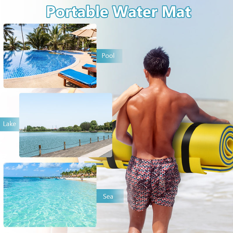 3-Layer Relaxing Tear-proof Water Mat-Yellow