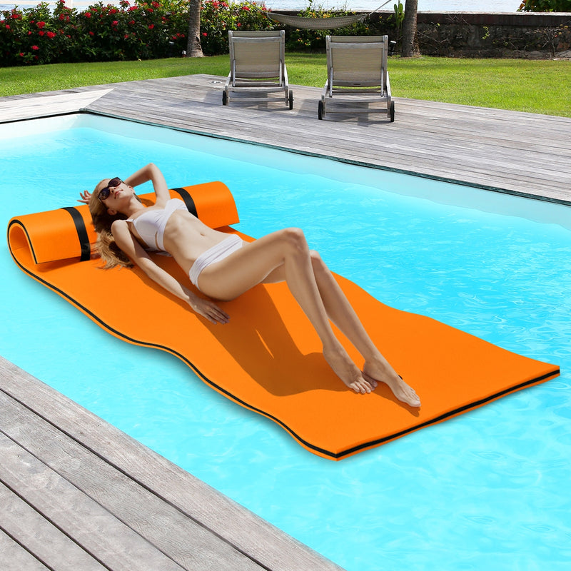 3-Layer Relaxing Tear-proof Water Mat-Orange