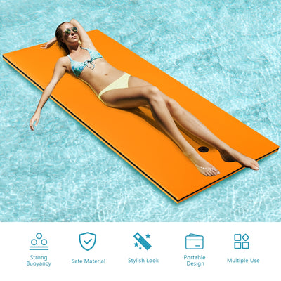 3-Layer Relaxing Tear-proof Water Mat-Orange