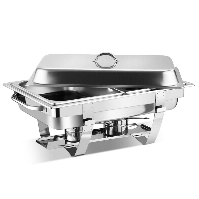 2 Packs Stainless Steel Full-Size Chafing Dish